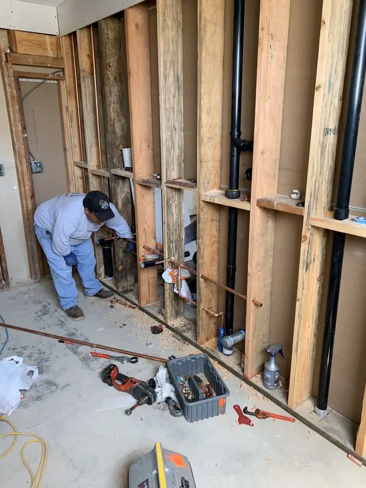 Commercial rough-in plumbing for Water Heater Replacement in Lake Stevens Water Front